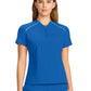 Women's 1-Pocket Henley Top - IN644A - Royal