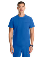 Men's 3-Pocket Crew Neck Top - IN646A - Royal