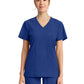 Women's 2-Pocket V-Neck Top - IN647A - Royal