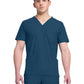Men's 3-Pocket V-Neck Top - IN651A - Caribbean Blue