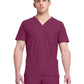 Men's 3-Pocket V-Neck Top - IN651A - Wine