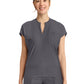 Women's 1-Pocket V-Neck Top - IN655A - Pewter