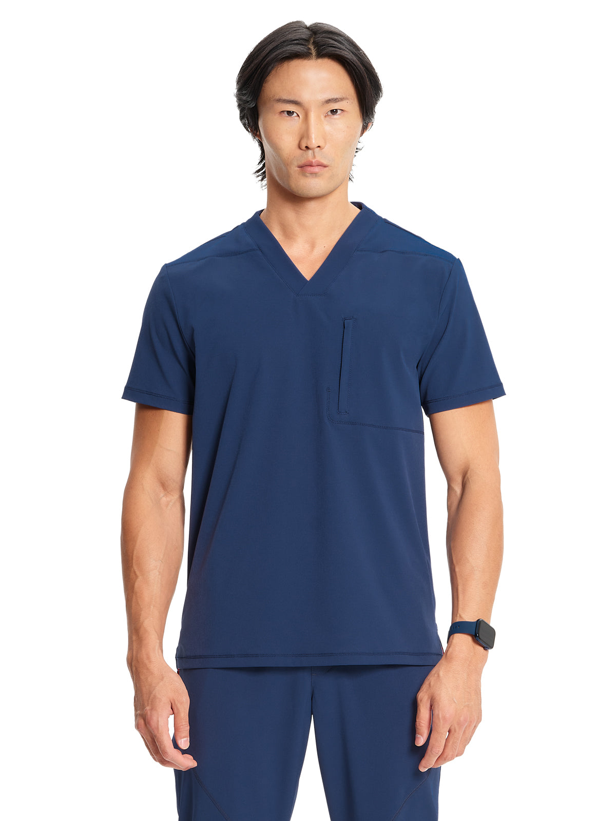 Men's V-Neck Top - IN700A - Navy