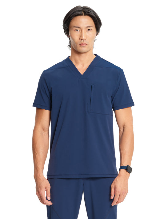 Men's V-Neck Top - IN700A - Navy