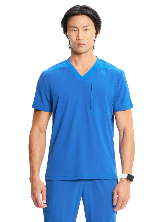 Men's V-Neck Top - IN700A - Royal