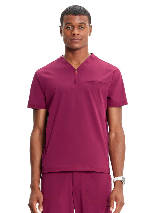 Men's V-Neck Top - IN702A - Wine