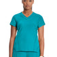 Women's 2-Pocket V-Neck Top - IN706A - Aquaturque