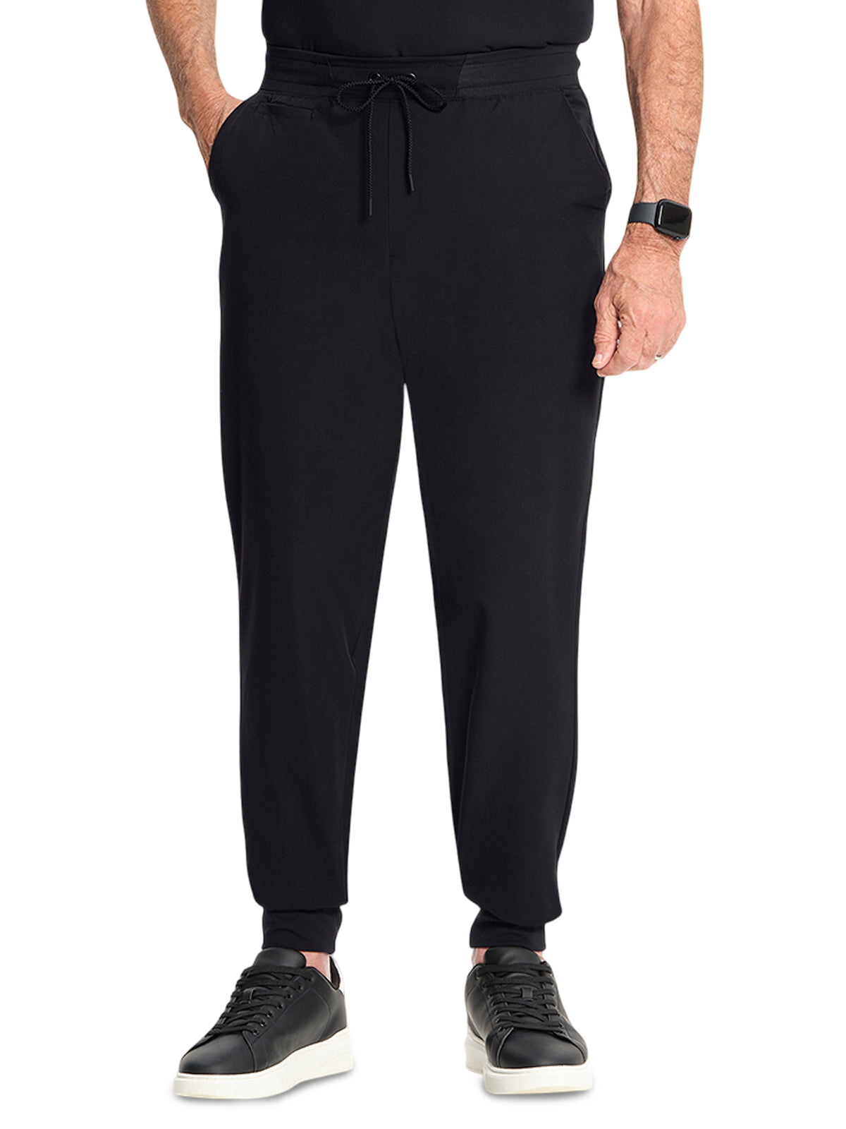 Men's 6-Pocket Drift Jogger Scrub Pant - ML017 - Black
