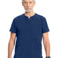 Men's 3-Pocket Cirrus Split Crew Neck Scrub Top - ML619 - Navy