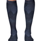Unisex Knee High 15-20 mmHg Compression - MLXSUPPORT - Pewter Diamond