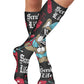 Men's 12 mmHg Support Socks - MPRINTSUPPORT - Scrub Life