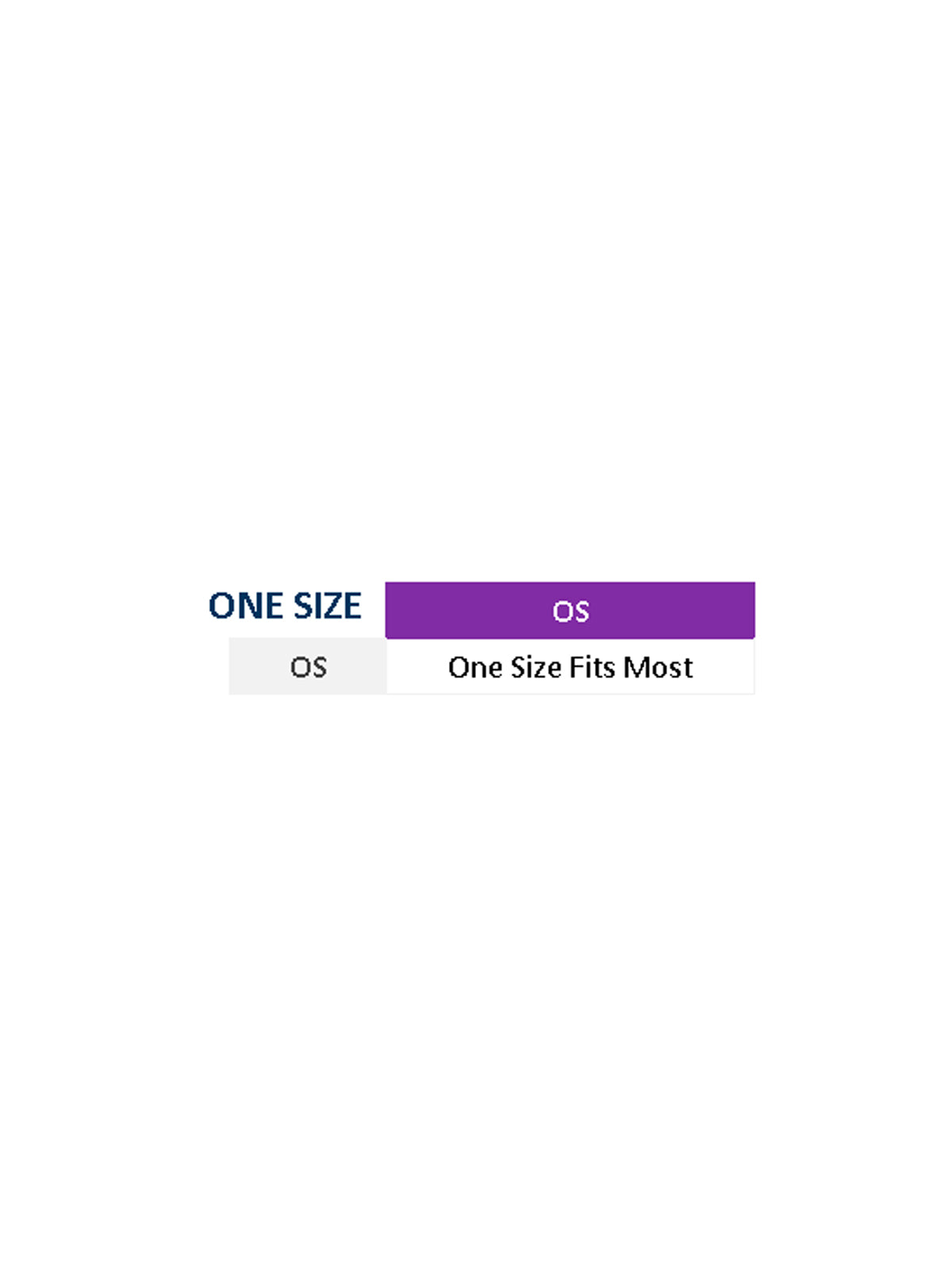 SIZECHART