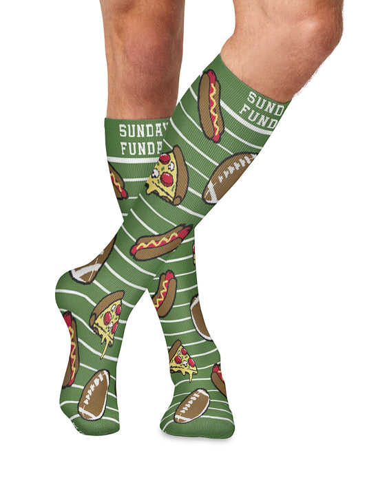Men's 12 mmHg Support Socks - MPRINTSUPPORT - Sunday Funday