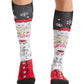 Men's 12 mmHg Support Socks - MPRINTSUPPORT - Santa Smiles