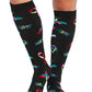 Women's 8-12 mmHg Support Socks - PRINTSUPPORT - Bee Au-Some
