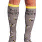 Women's 8-12 mmHg Support Socks - PRINTSUPPORT - Bee Happy