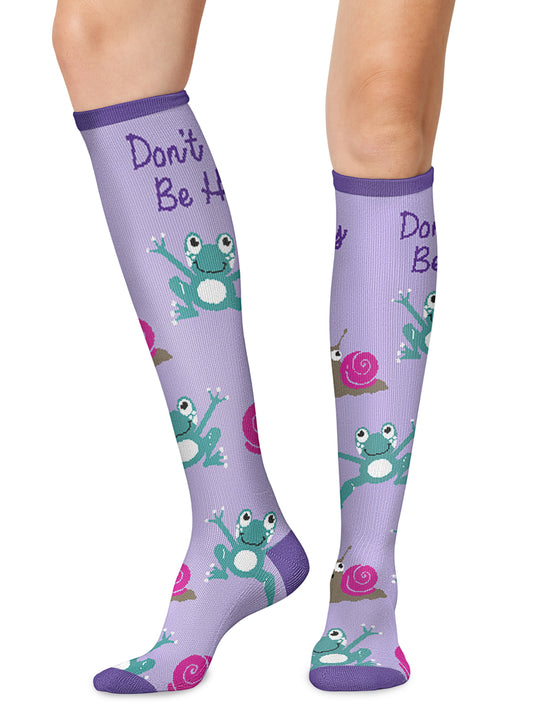 Women's 8-12 mmHg Support Socks - PRINTSUPPORT - Be Hoppy