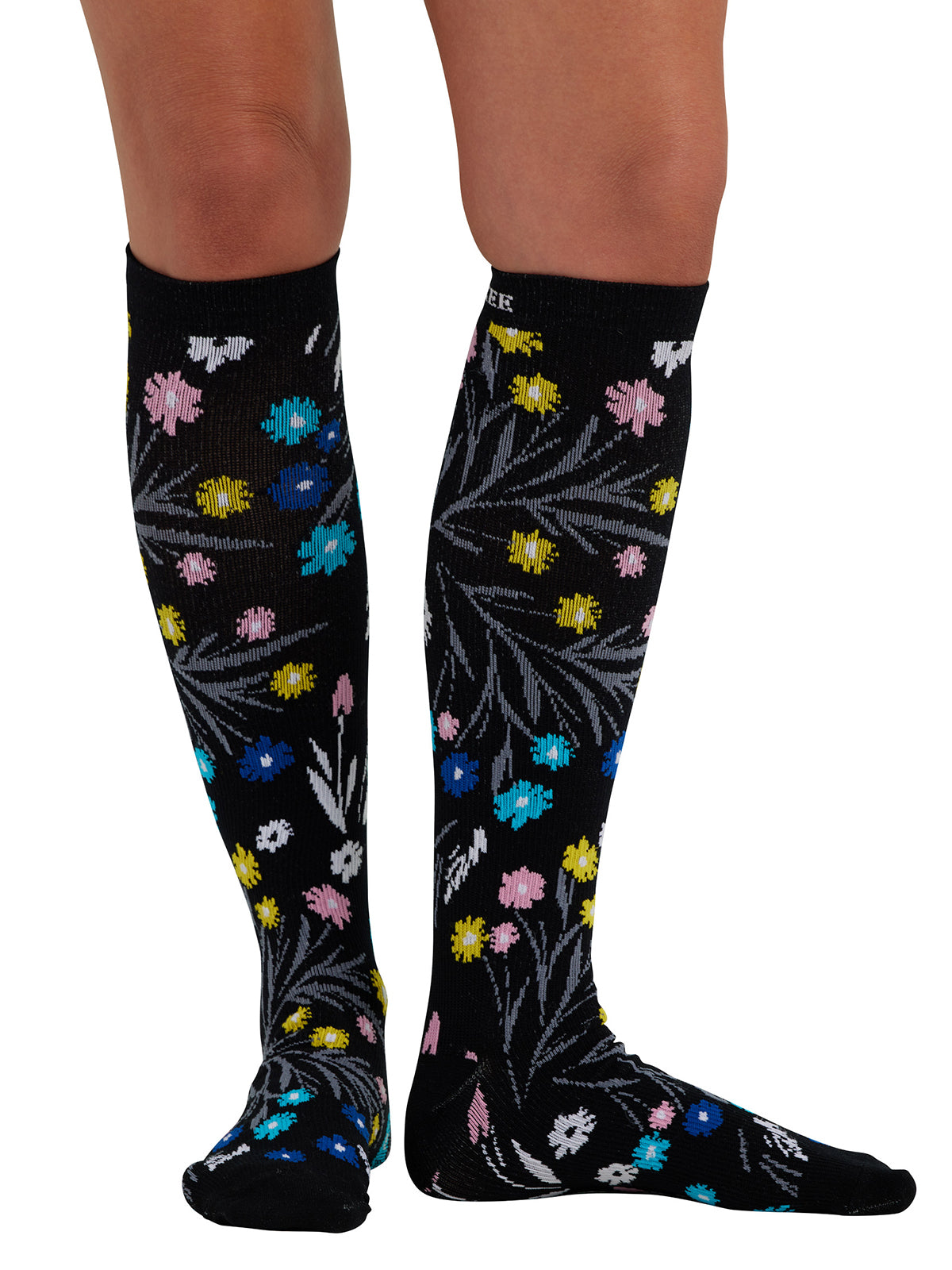 Women's 8-12 mmHg Support Socks - PRINTSUPPORT - Breezy Buds