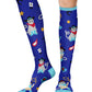 Women's 8-12 mmHg Support Socks - PRINTSUPPORT - Cowboy Cats