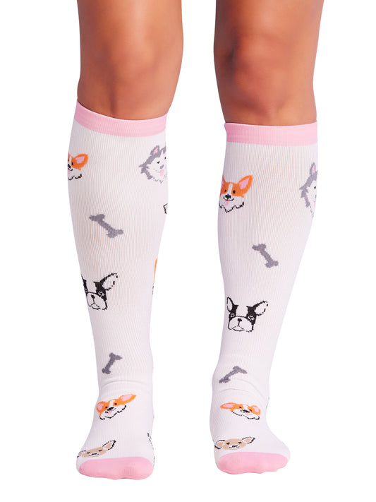 Women's 8-12 mmHg Support Socks - PRINTSUPPORT - Dog Love