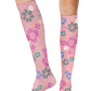 Women's 8-12 mmHg Support Socks - PRINTSUPPORT - Delicate Flower