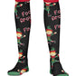 Women's 8-12 mmHg Support Socks - PRINTSUPPORT - Dancing Elves