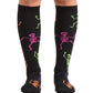 Women's 8-12 mmHg Support Socks - PRINTSUPPORT - Dancing Skeletons