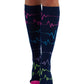 Women's 8-12 mmHg Support Socks - PRINTSUPPORT - EKG ZigZag