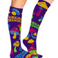 Women's 8-12 mmHg Support Socks - PRINTSUPPORT - Fungi