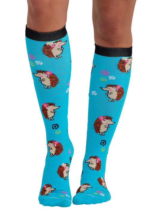 Women's 8-12 mmHg Support Socks - PRINTSUPPORT - Hedgehugs