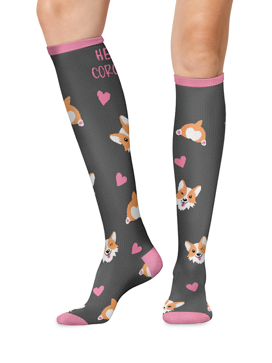 Women's 8-12 mmHg Support Socks - PRINTSUPPORT - Hello Gorgeous