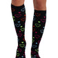 Women's 8-12 mmHg Support Socks - PRINTSUPPORT - Hearts On The Line