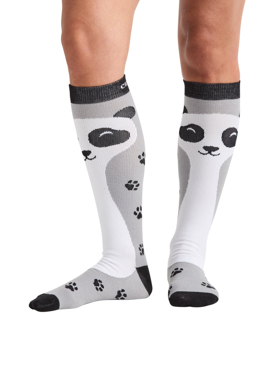 Women's 8-12 mmHg Support Socks - PRINTSUPPORT - Peaking Panda