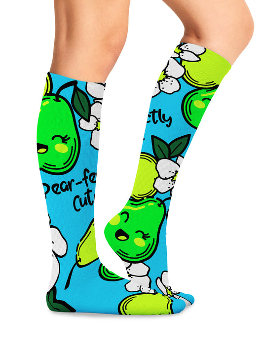 Women's 8-12 mmHg Support Socks - PRINTSUPPORT - Perfectly Cute