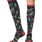 Women's 8-12 mmHg Support Socks - PRINTSUPPORT - Shine Bright