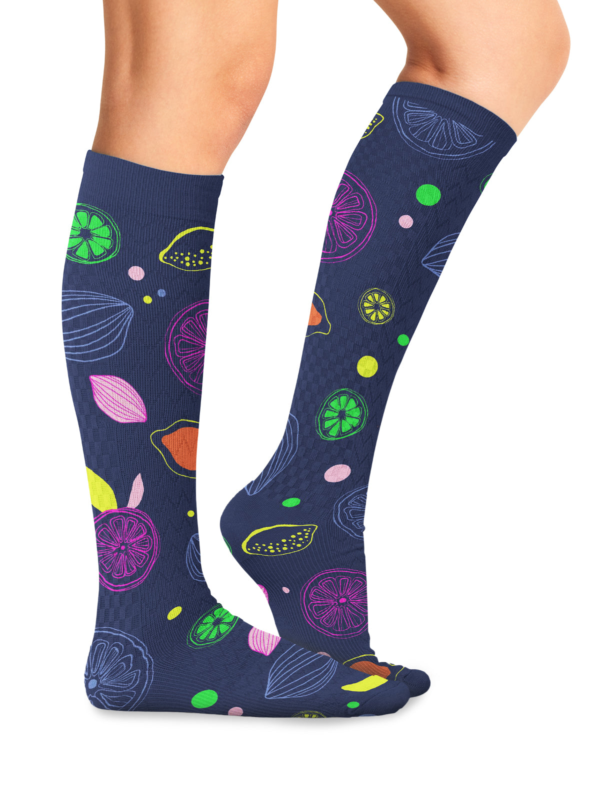 Women's 8-12 mmHg Support Socks - PRINTSUPPORT - Tutti Frutti