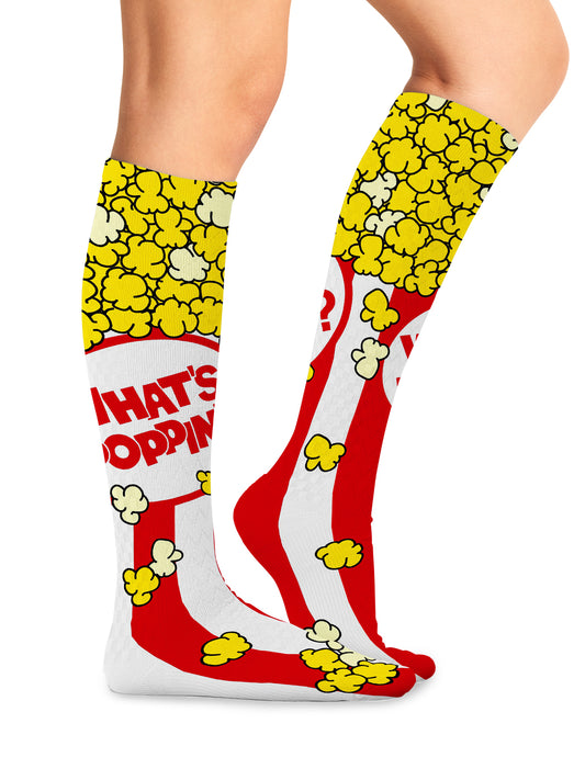 Women's 8-12 mmHg Support Socks - PRINTSUPPORT - What's Poppin