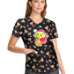 Women's V-Neck Print Top - TF737 - Ginger Tweet