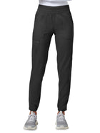 Women's 5-Pocket Natural Rise Jogger Pant - WW011 - Black