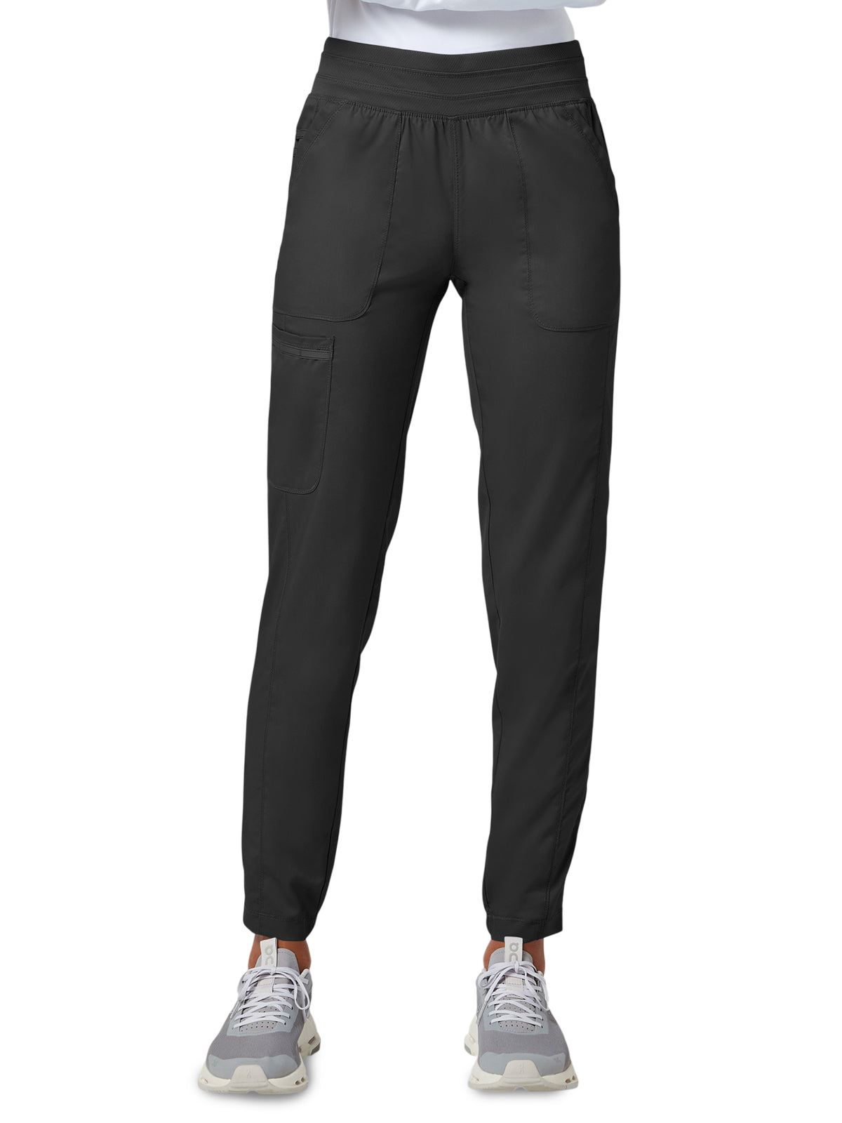 Women's 5-Pocket Natural Rise Jogger Pant - WW011 - Black