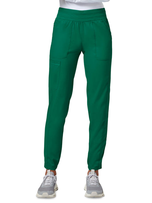 Women's 5-Pocket Natural Rise Jogger Pant - WW011 - Hunter Green