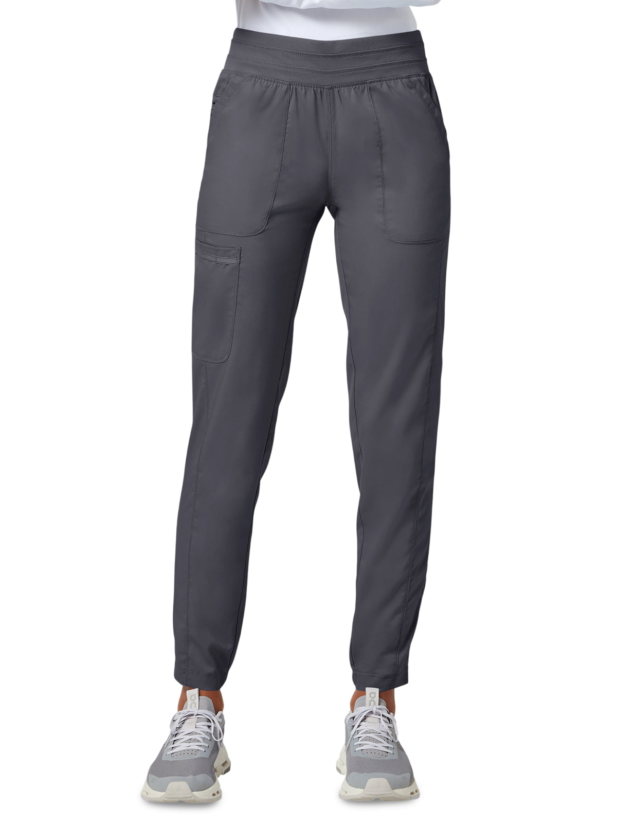 Women's 5-Pocket Natural Rise Jogger Pant - WW011 - Pewter