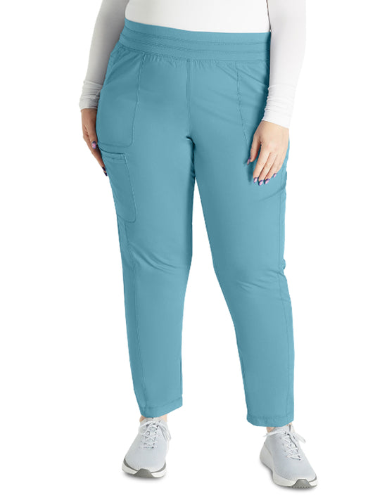 Women's 5-Pocket Natural Rise Jogger Pant - WW011 - Soft Marine