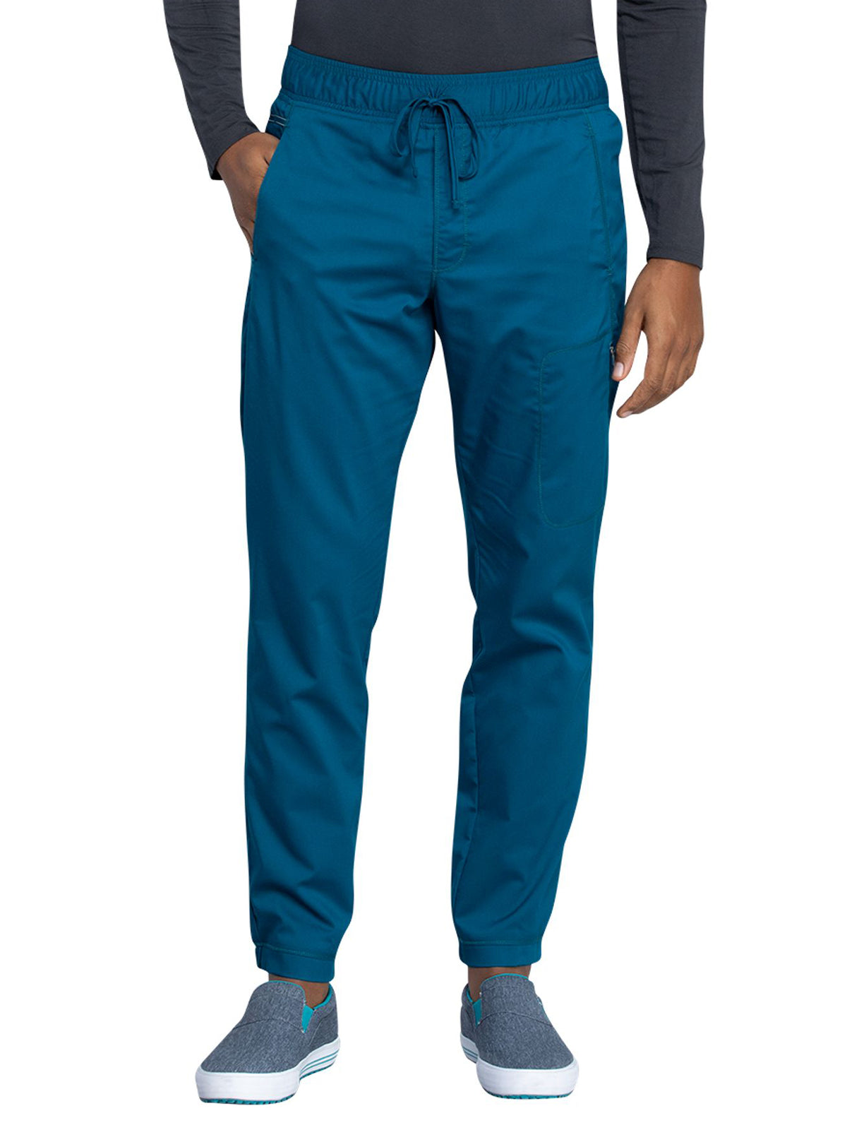Men's 5-Pocket Natural Rise Jogger Pant - WW012 - Caribbean Blue