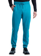 Men's 5-Pocket Natural Rise Jogger Pant - WW012 - Teal Blue