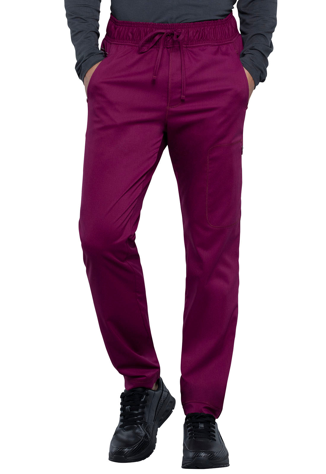 Men's 5-Pocket Natural Rise Jogger Pant - WW012 - Wine