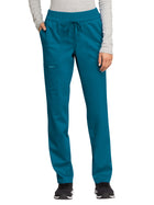 Women's 5-Pocket Tapered Leg Pant - WW105 - Caribbean Blue