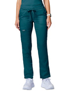 Women's 5-Pocket Tapered Leg Pant - WW105 - Caribbean Blue