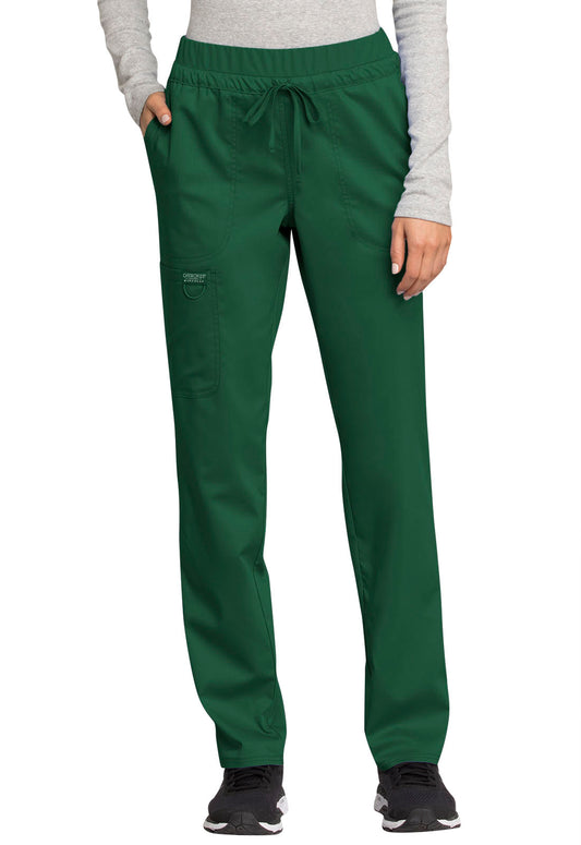 Women's 5-Pocket Tapered Leg Pant - WW105 - Hunter Green