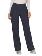 Women's 4-Pocket Mid Rise Straight Leg Pull-on Pant - WW110 - Pewter